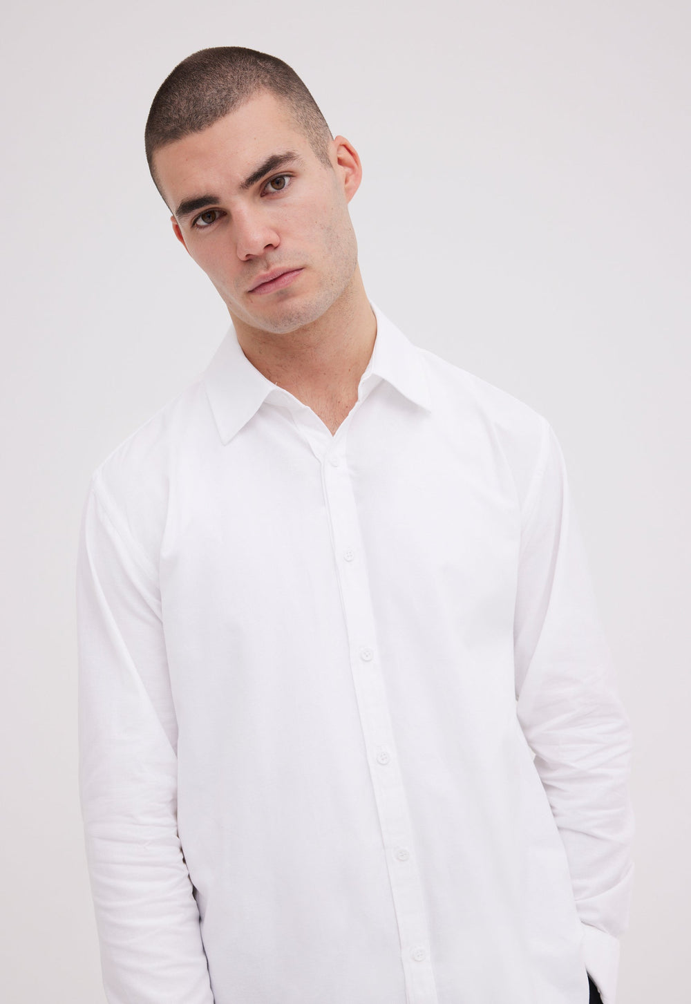Jac+Jack Kenwood Cotton Shirt - White